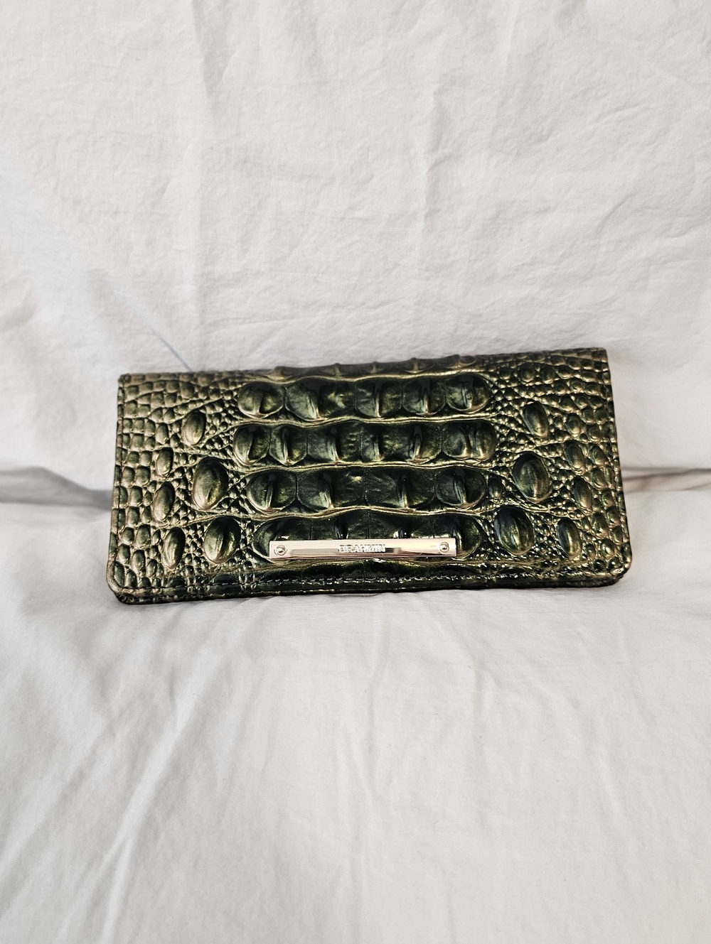 BRAHMIN Ady Wallet in Matcha Green